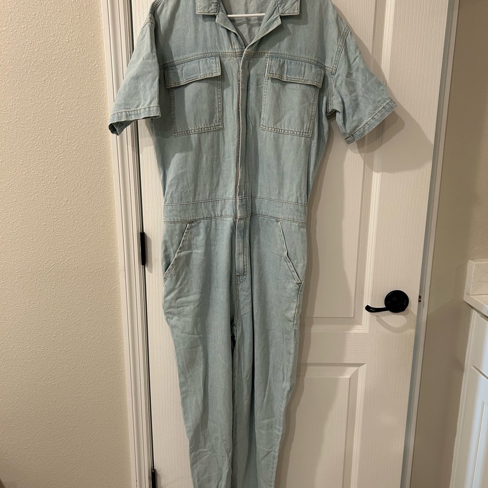 ASOS Light Blue Denim Jumpsuit